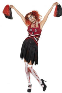 Uhyggeligt Zombie-cheerleader